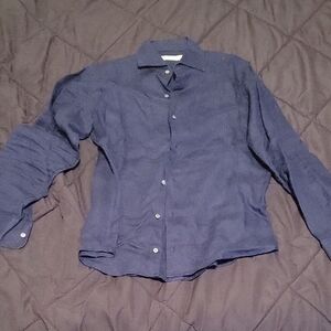 Men's Casual Button Down Shirt - Blue